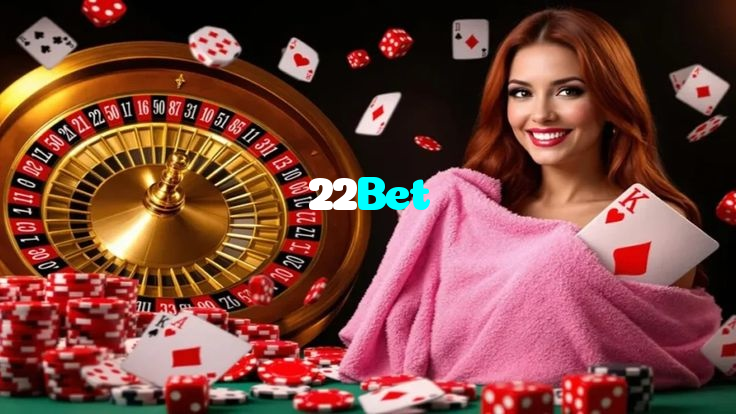 22Bet casino presented on mobile device in Pakistan with slots and live games